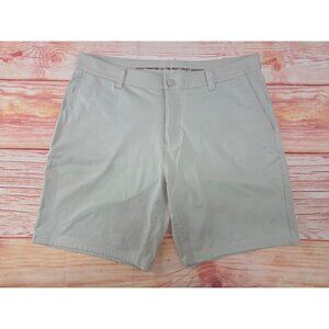 Rhone Mens Khaki Stretch Shorts Size 36